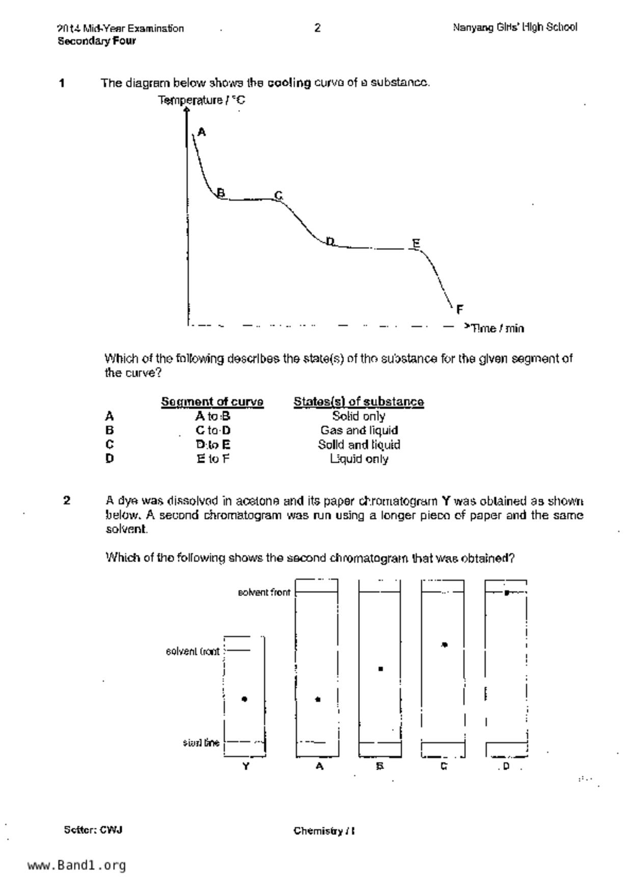 S5Chemistry試卷