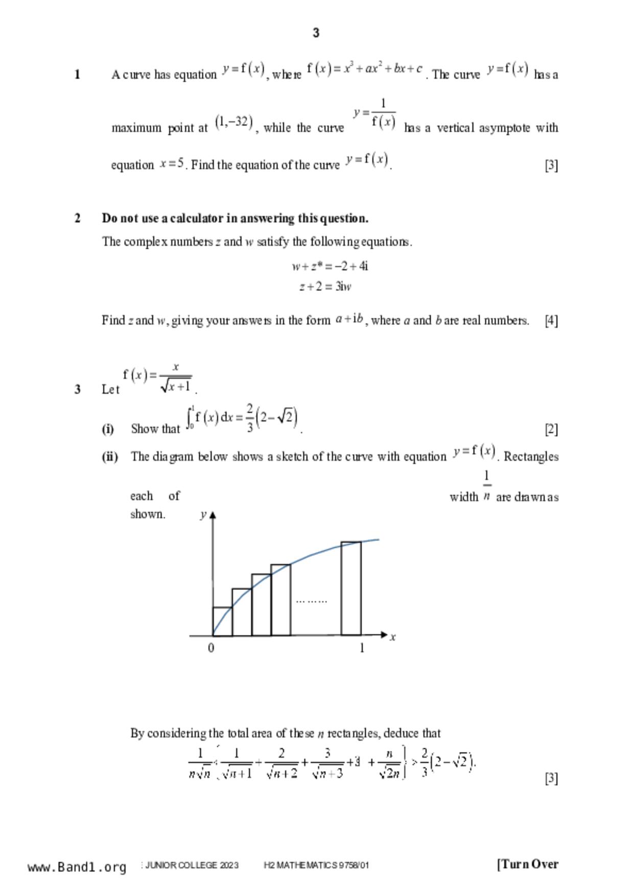 JC2Maths試卷