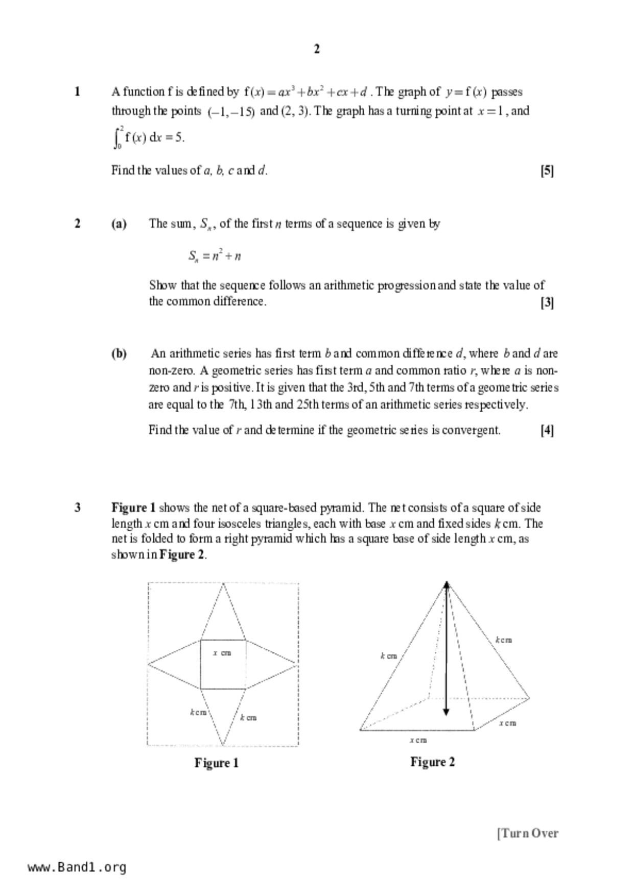 JC2Maths試卷