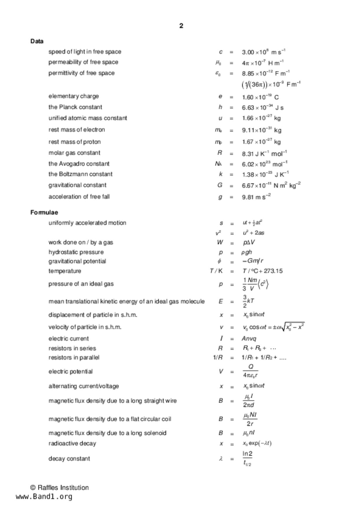 JC2Physics試卷