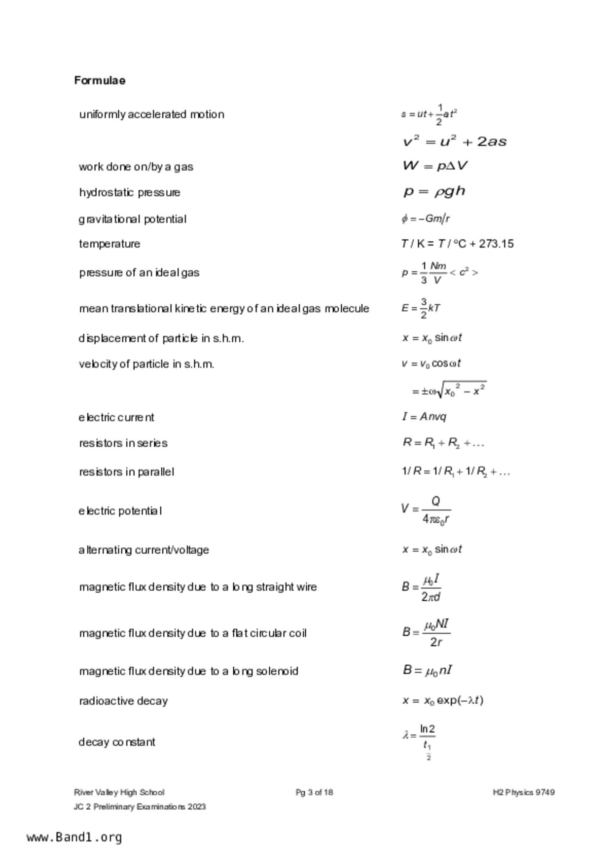 JC2Physics試卷