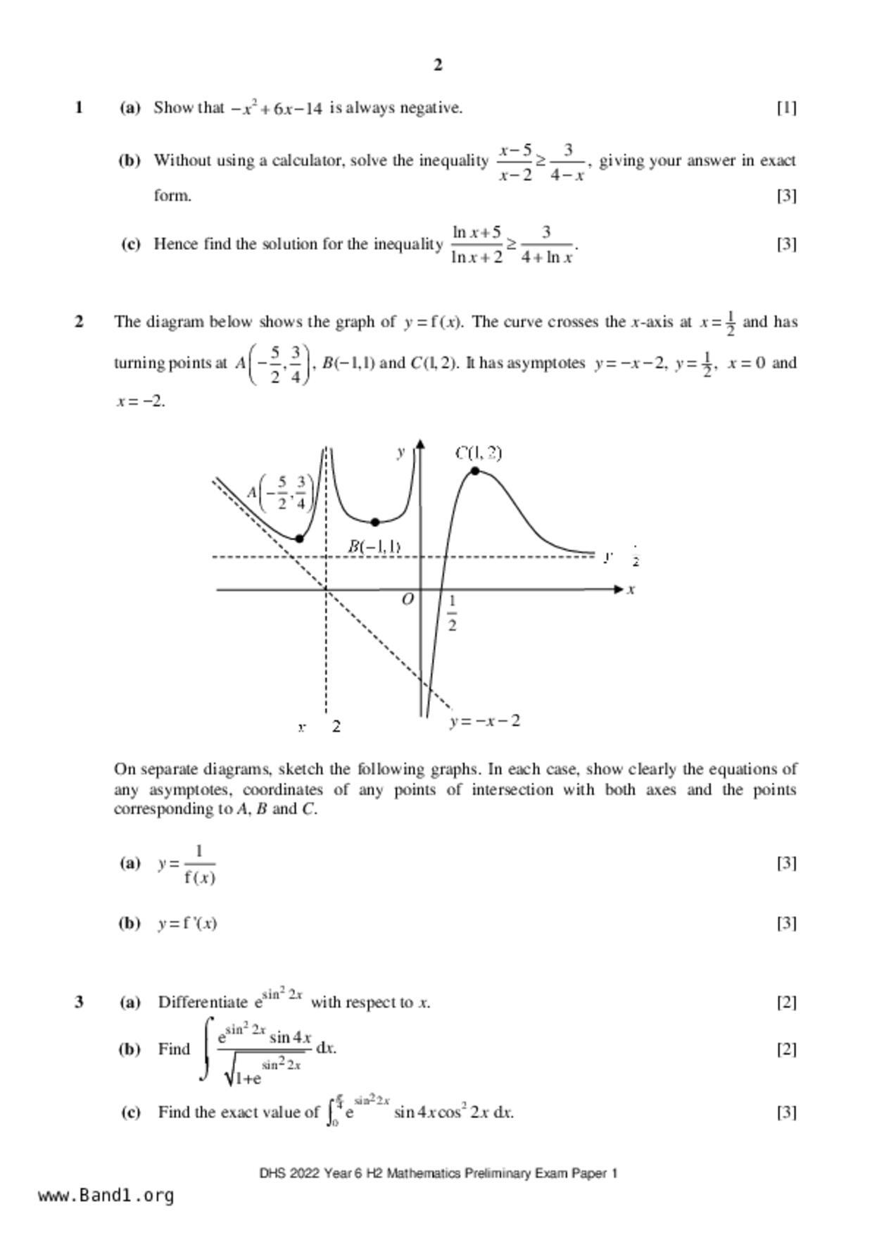 JC2Maths試卷