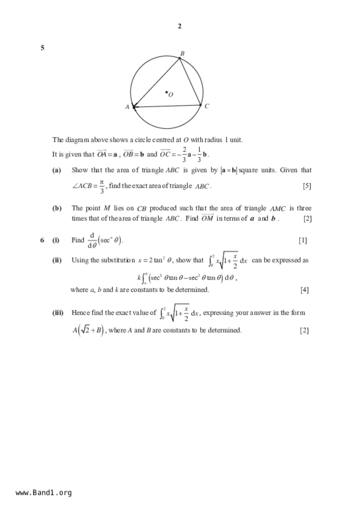 JC1Maths試卷