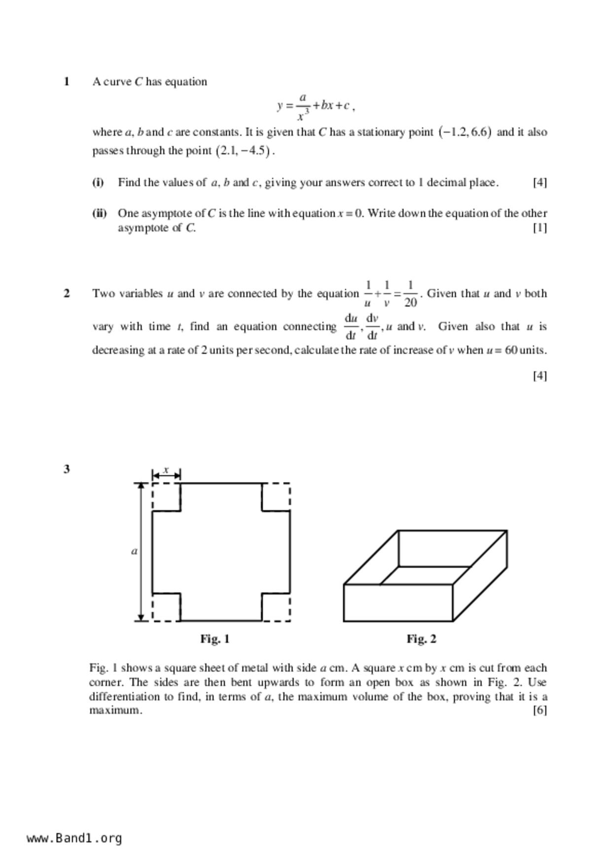 JC2Maths試卷