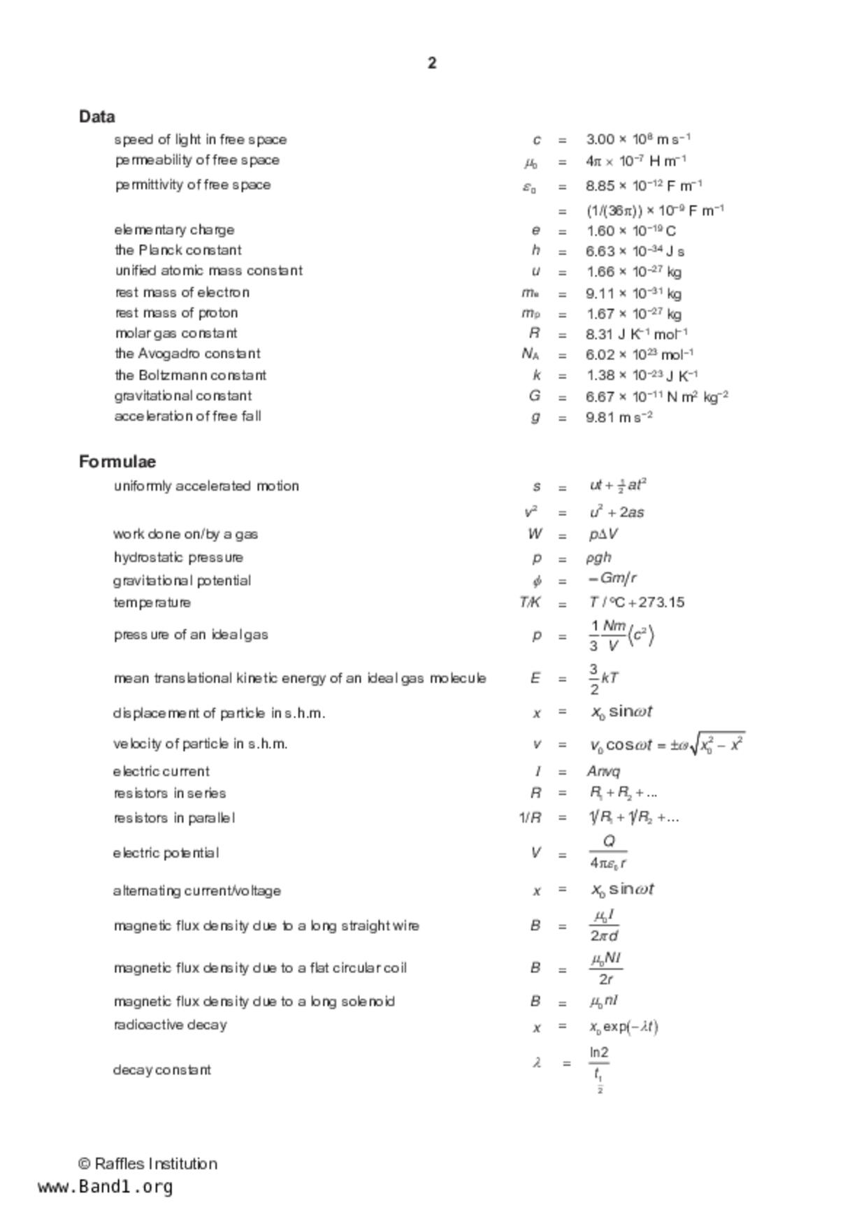 JC2Physics試卷