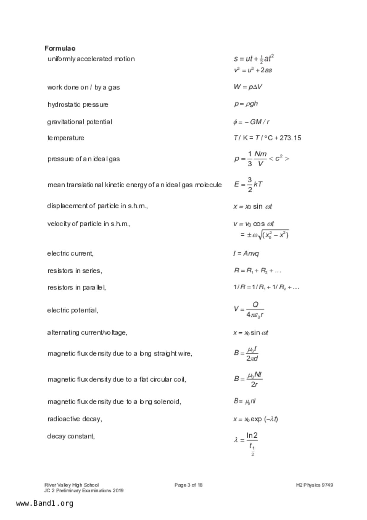 JC2Physics試卷