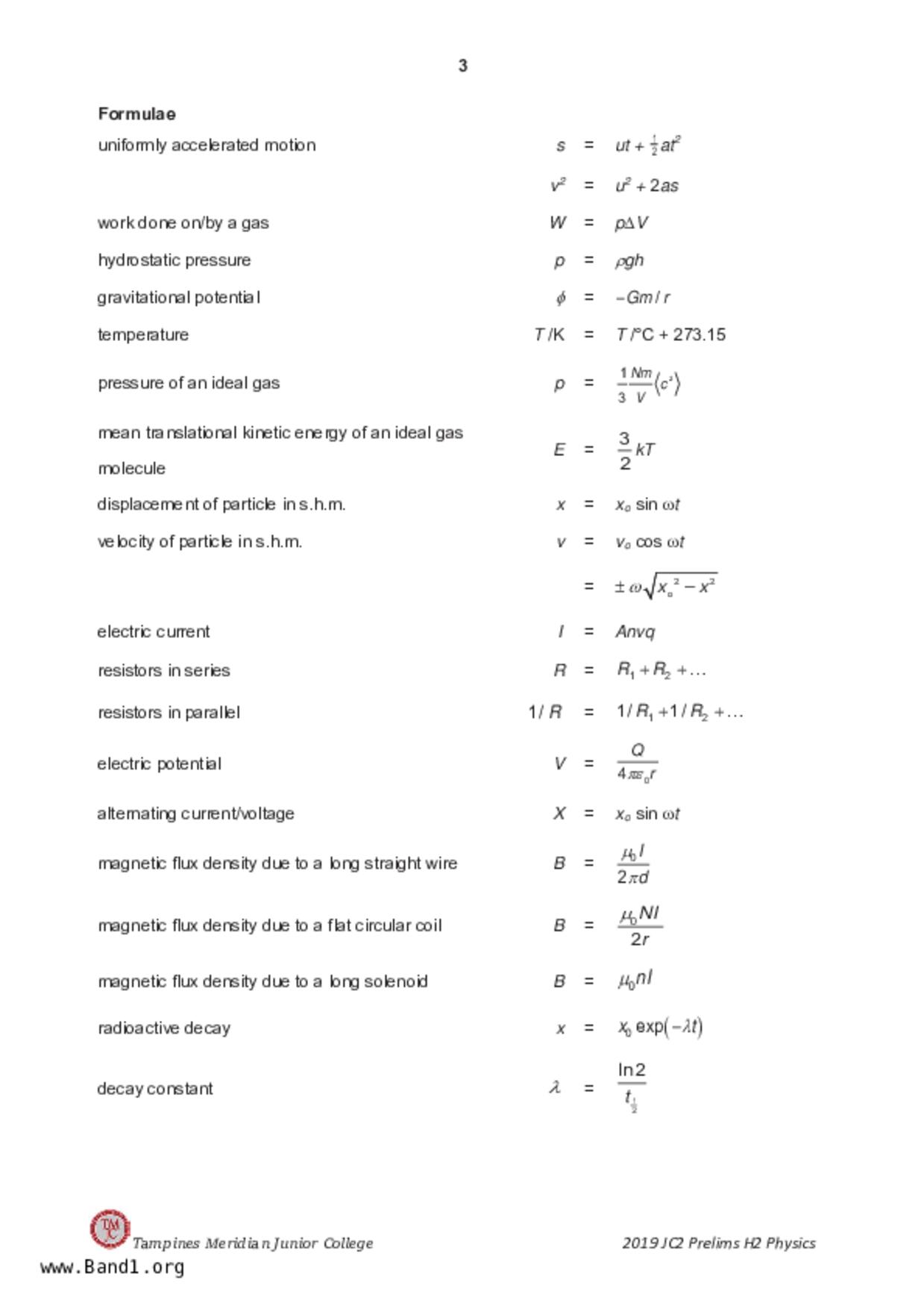 JC2Physics試卷