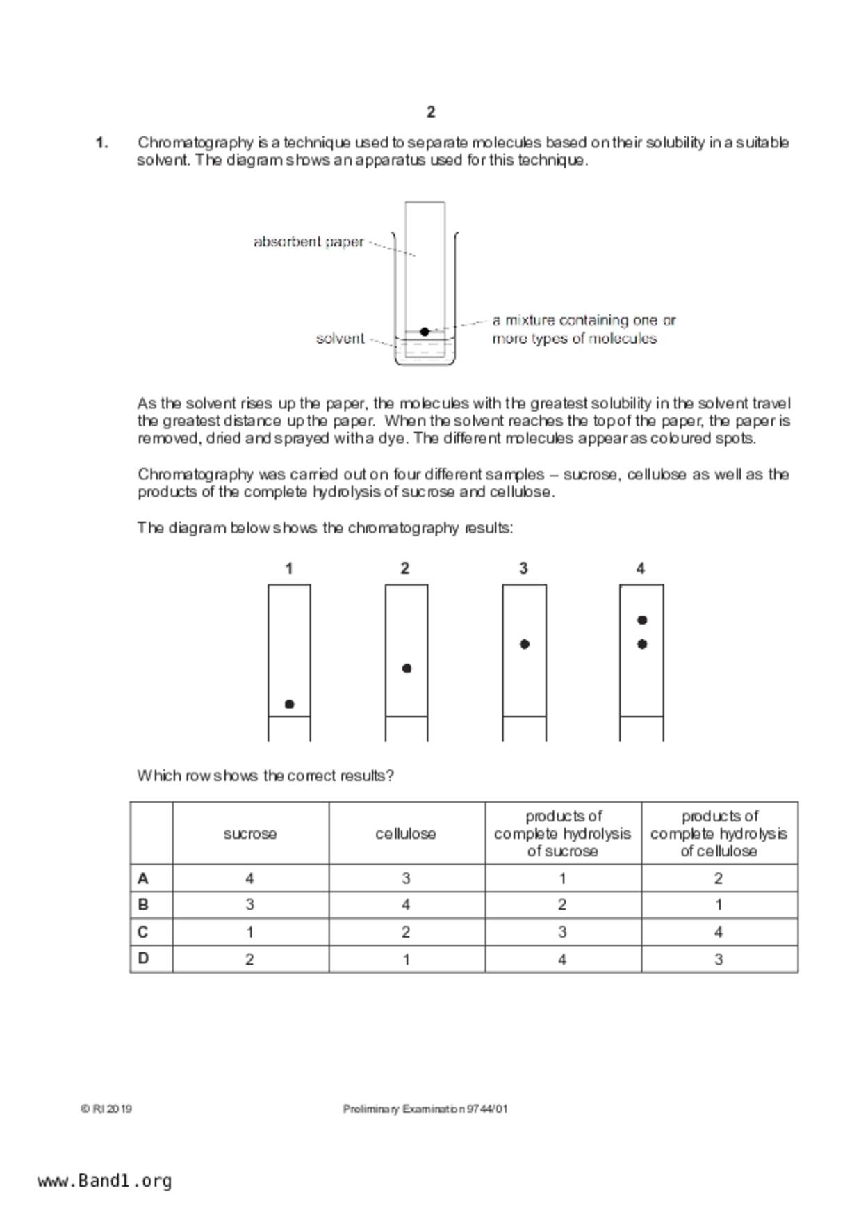 JC2Biology試卷