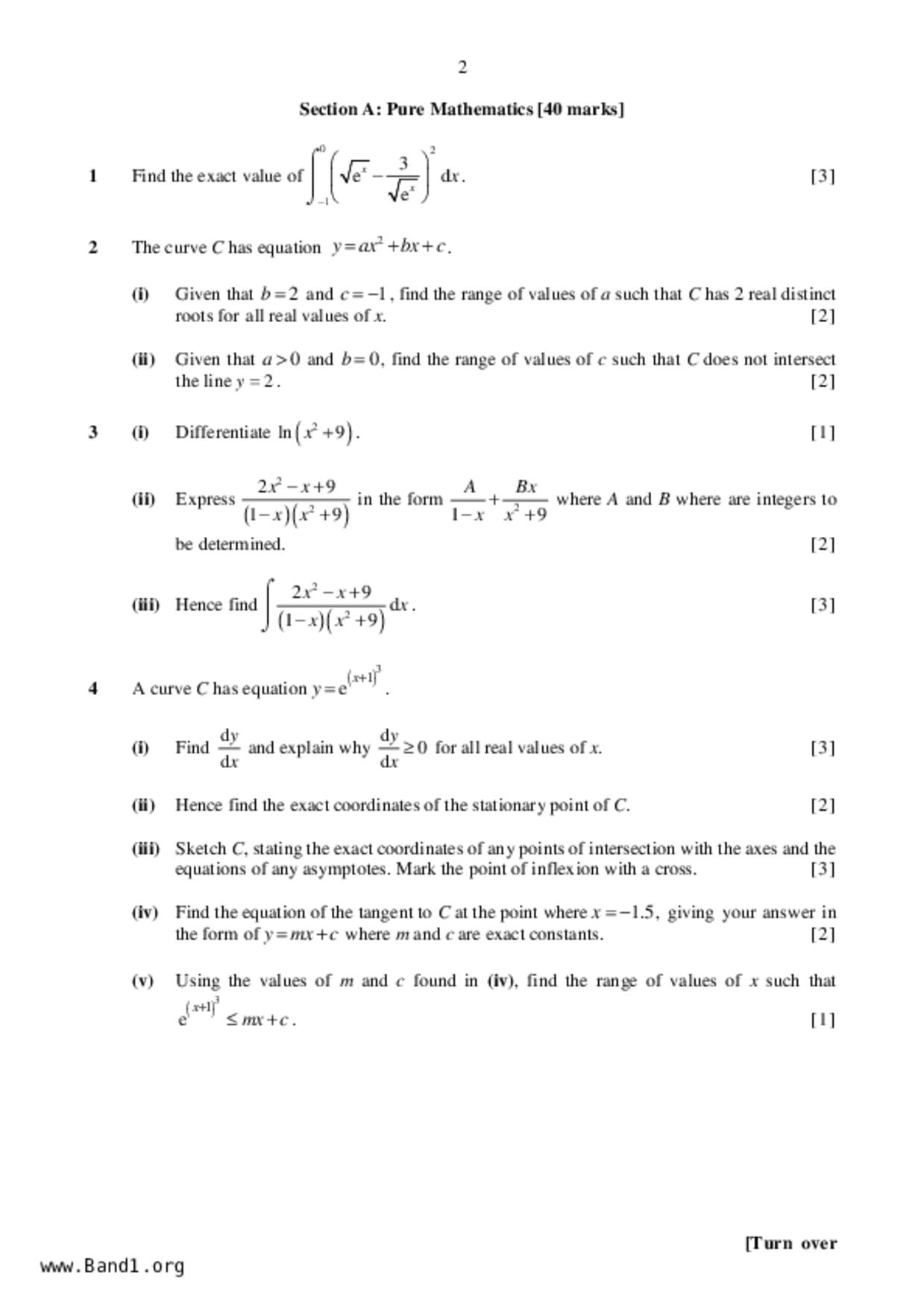 JC2Maths試卷