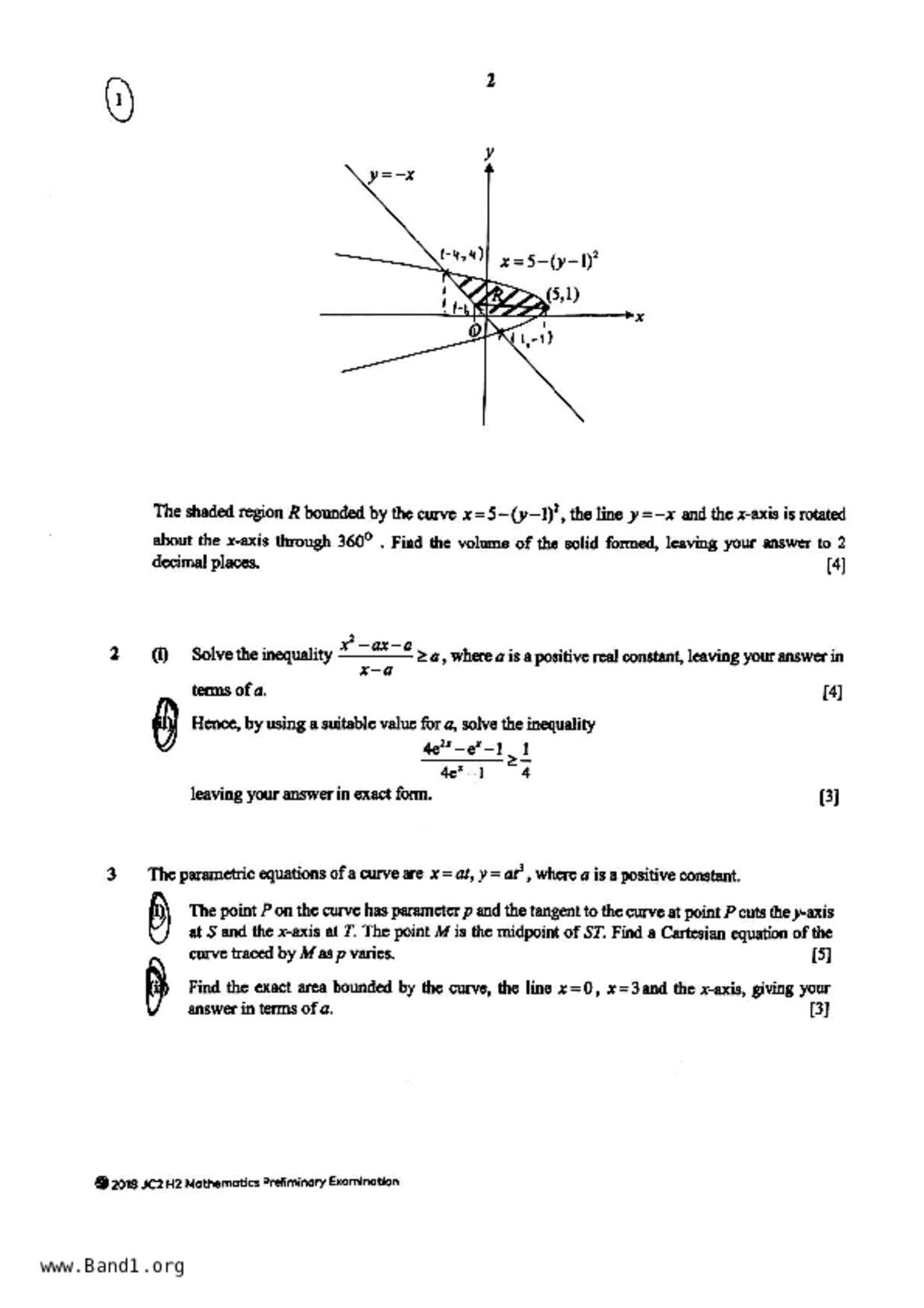 JC2Maths試卷
