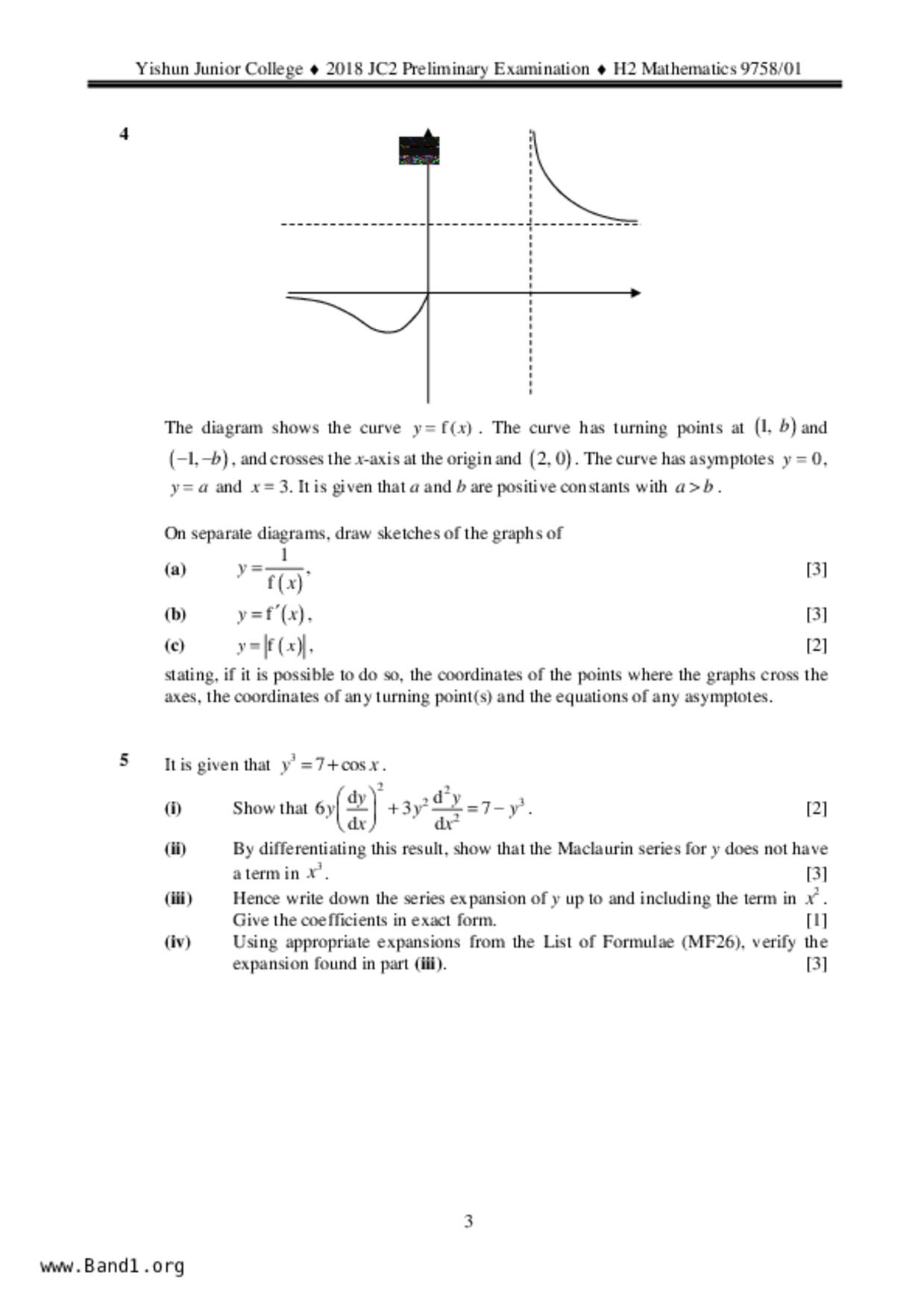 JC2Maths試卷