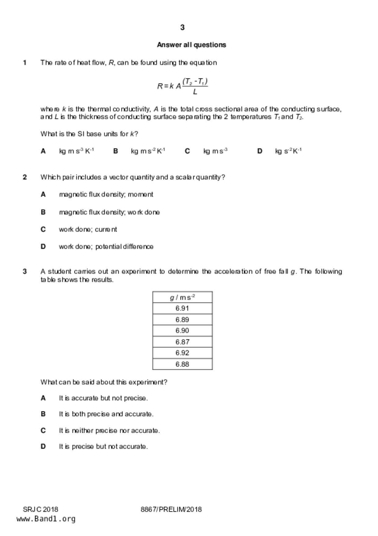 JC2Physics試卷