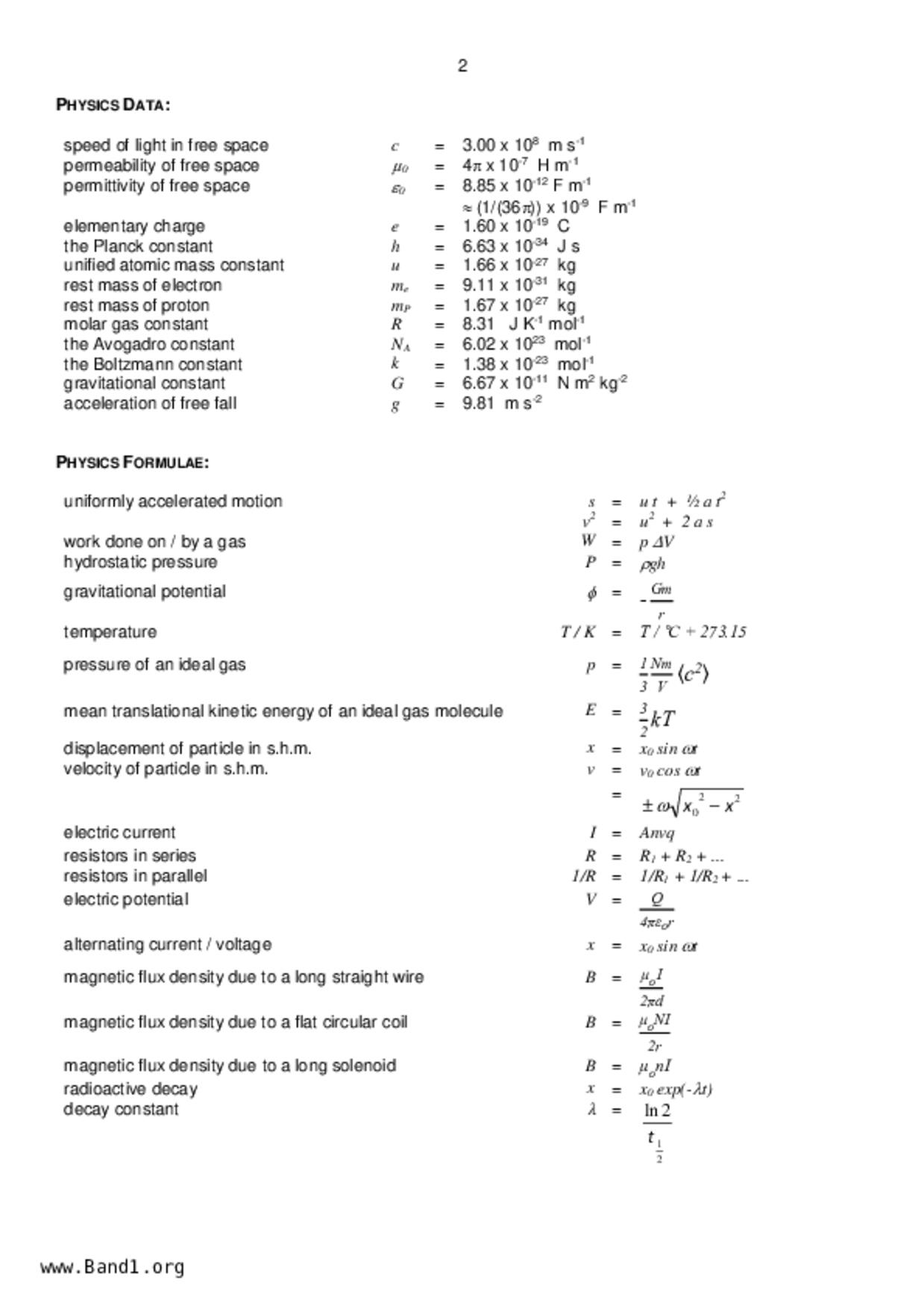 JC2Physics試卷