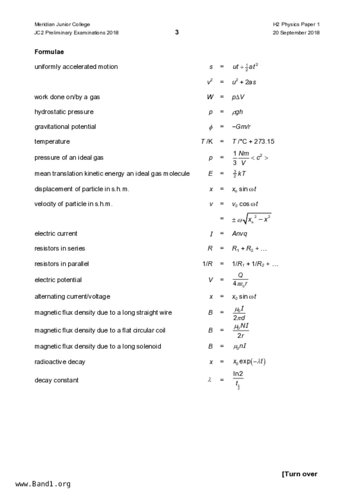 JC2Physics試卷