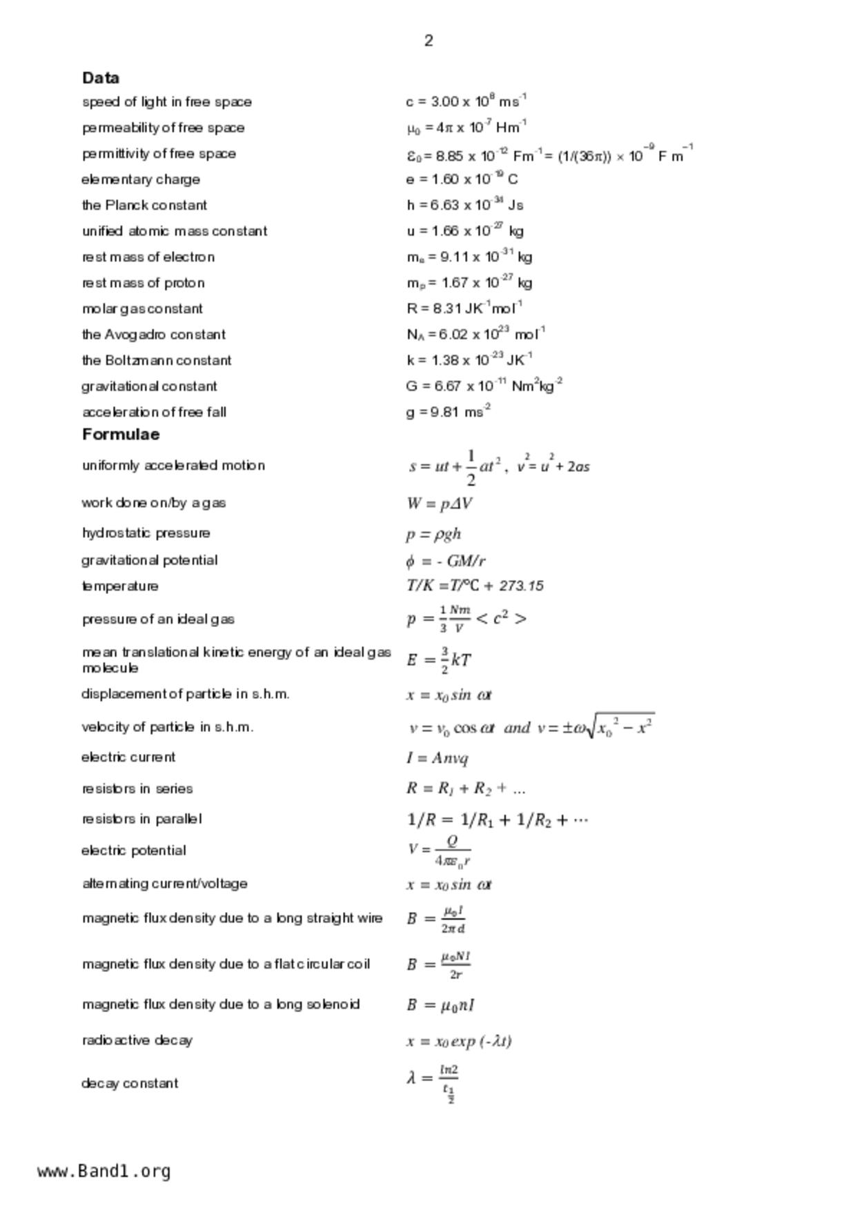 JC2Physics試卷