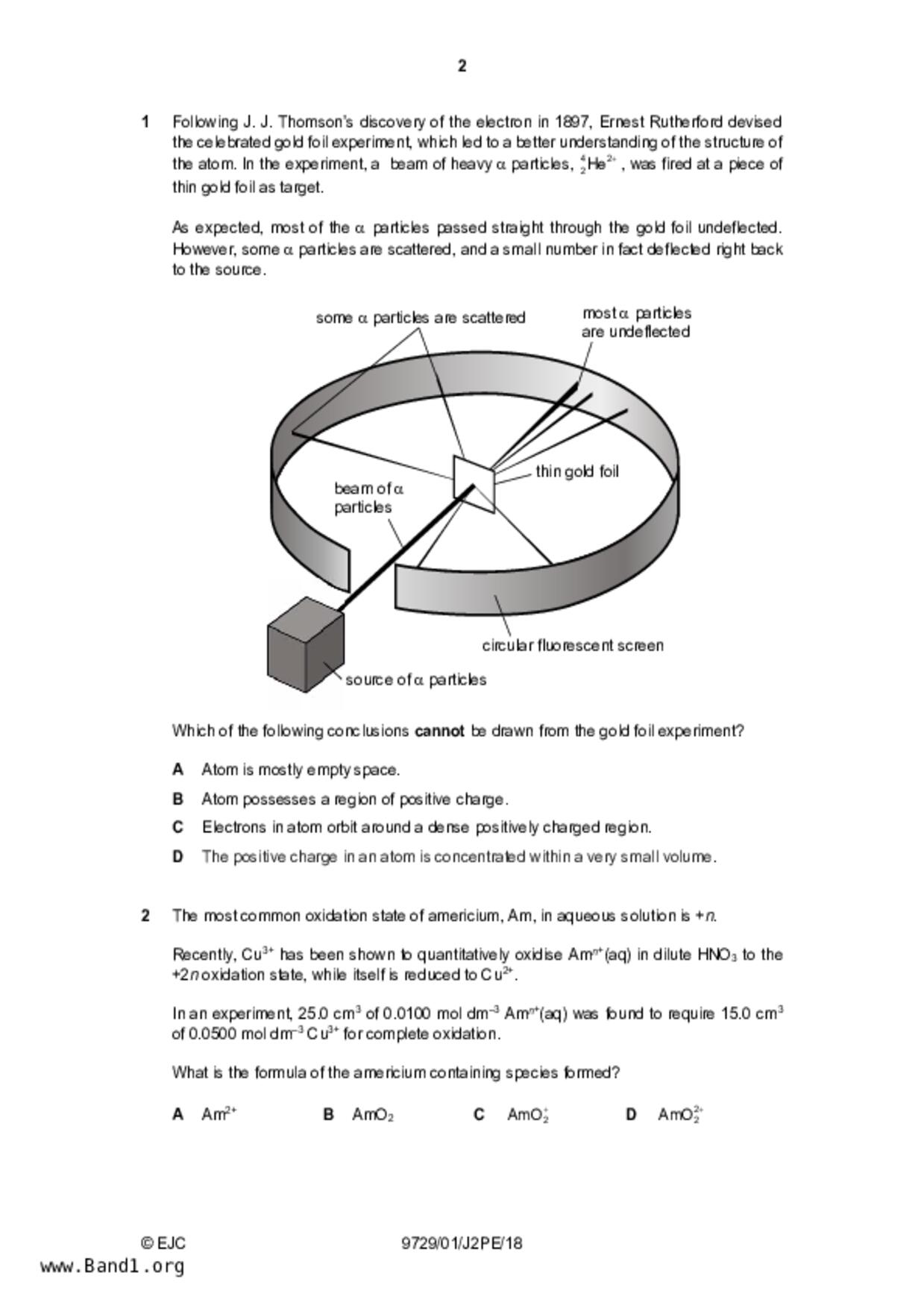 JC2Chemistry試卷
