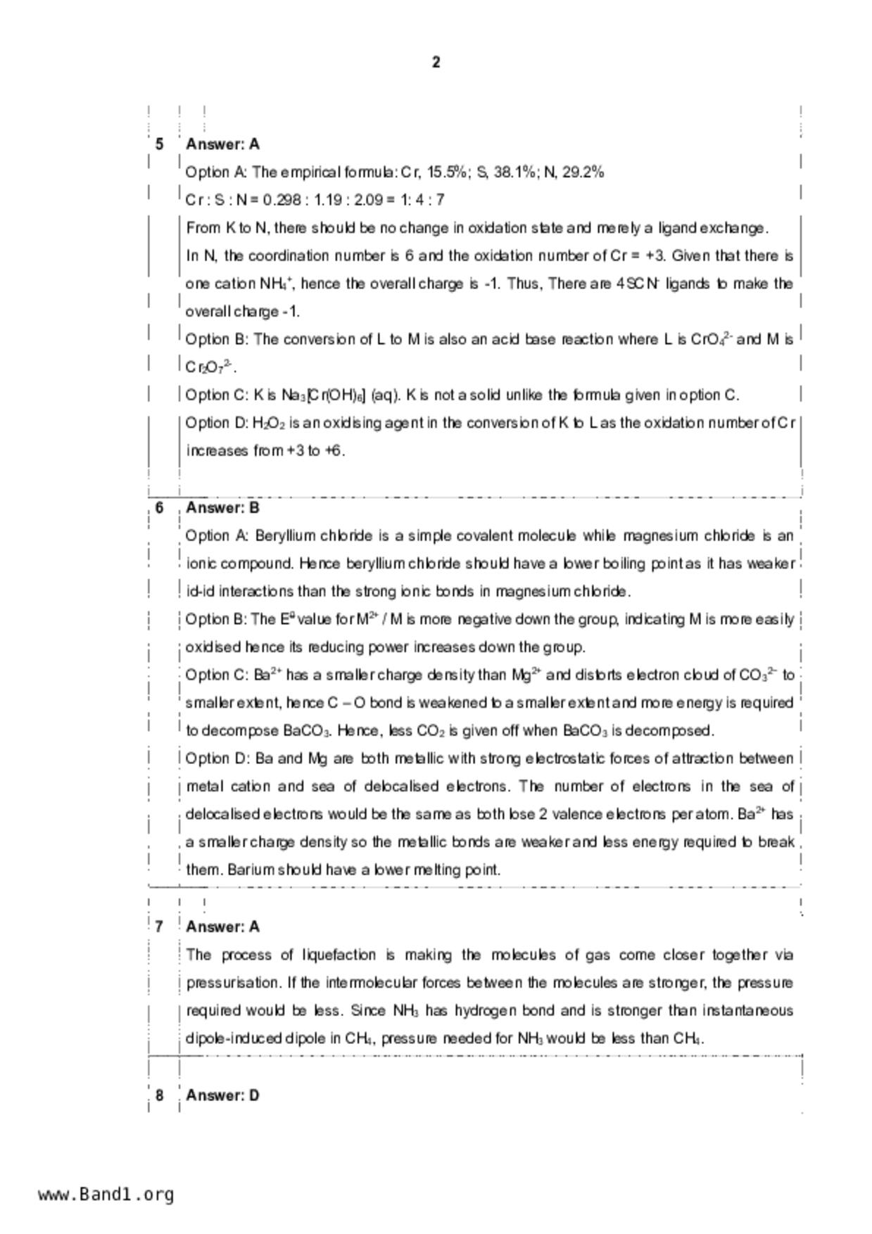 JC2Chemistry試卷