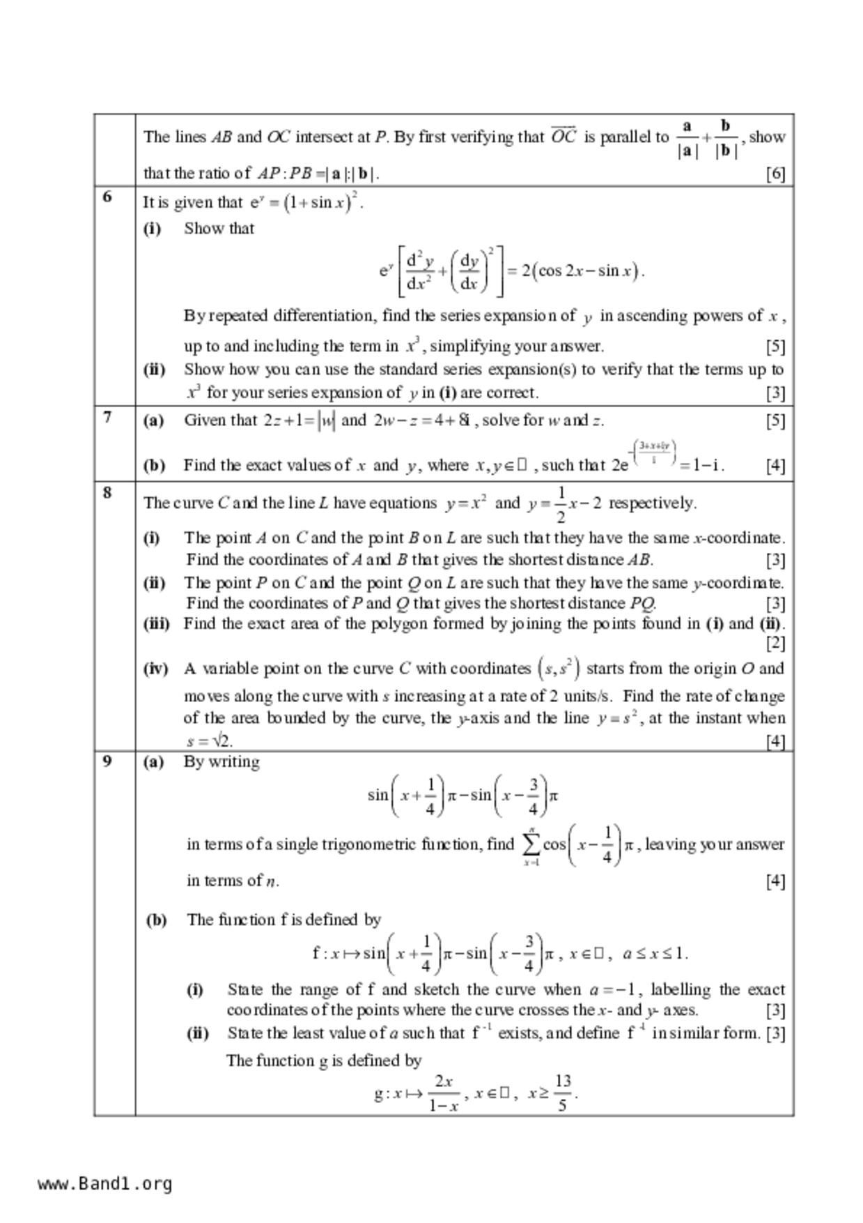 JC2Maths試卷