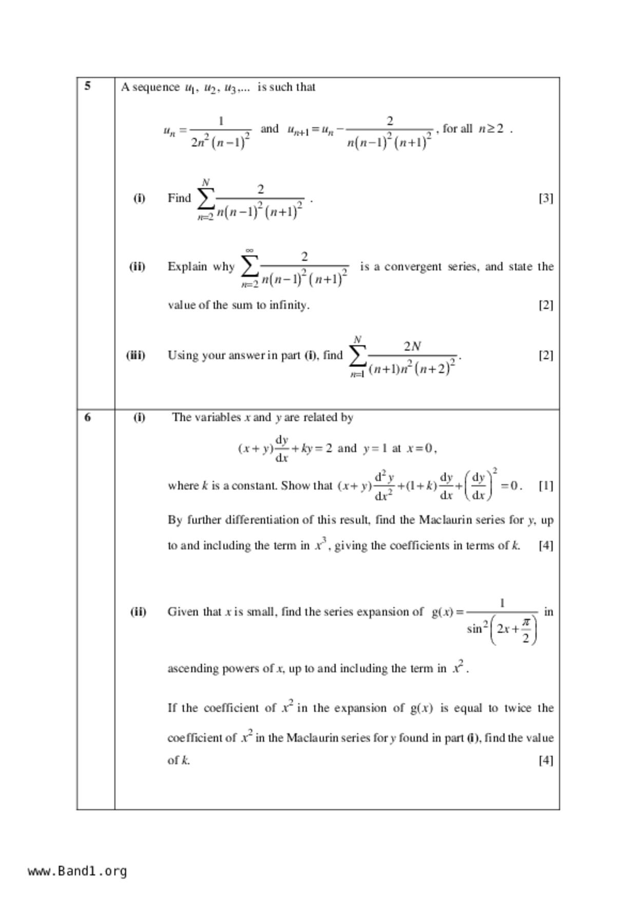 JC2Maths試卷