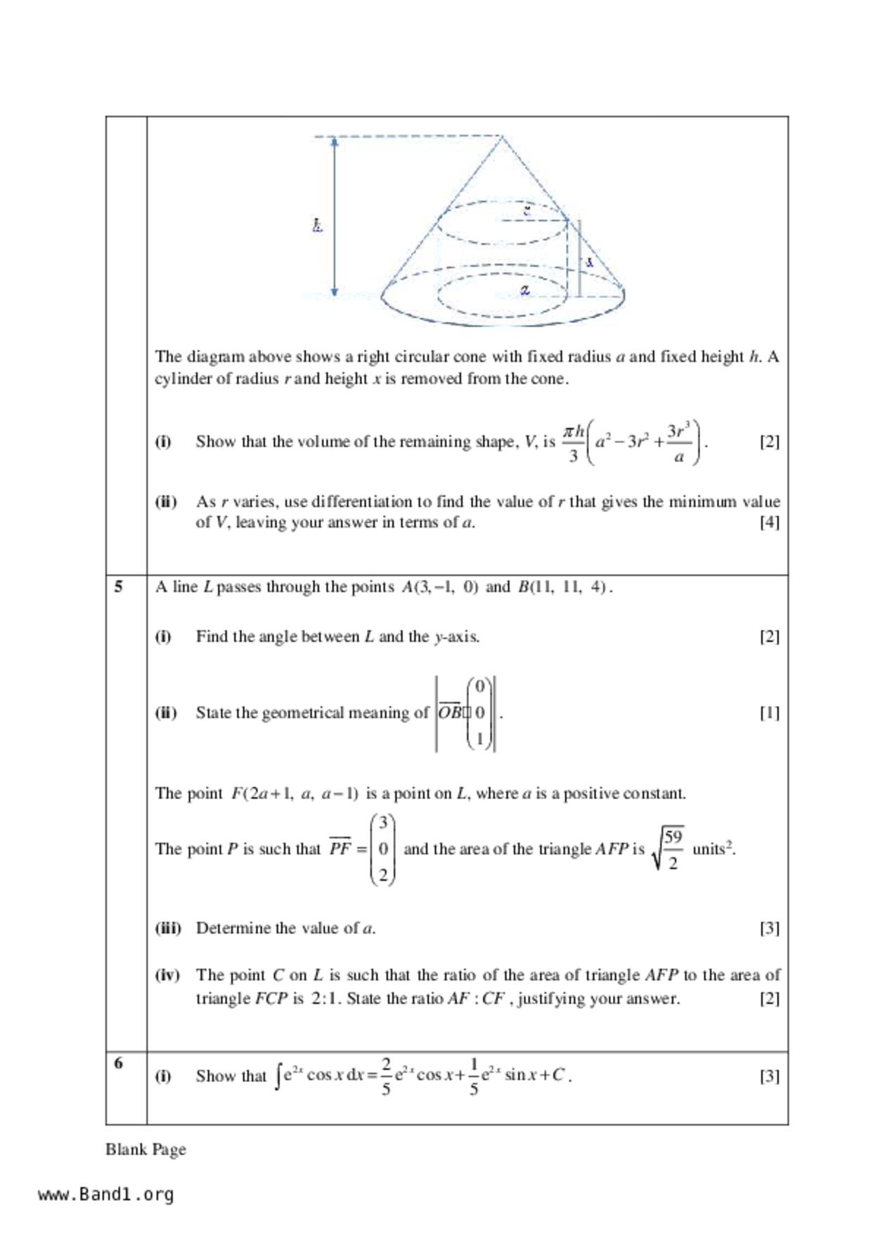 JC2Maths試卷