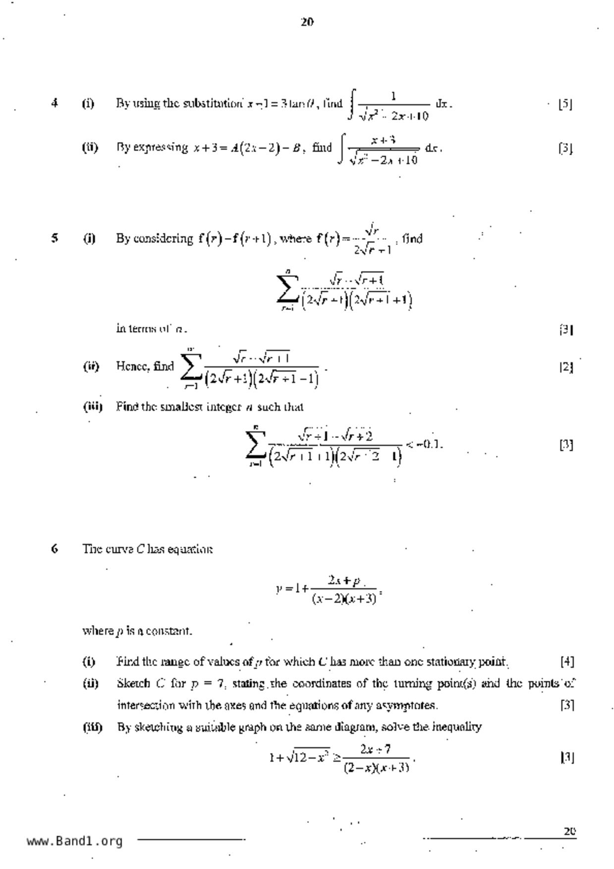 JC2Maths試卷
