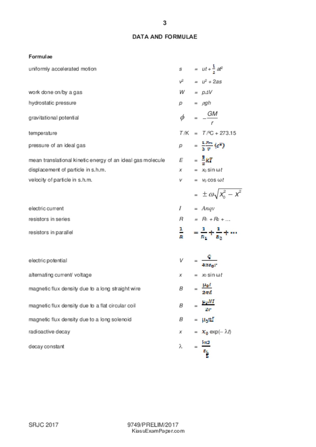 JC2Physics試卷