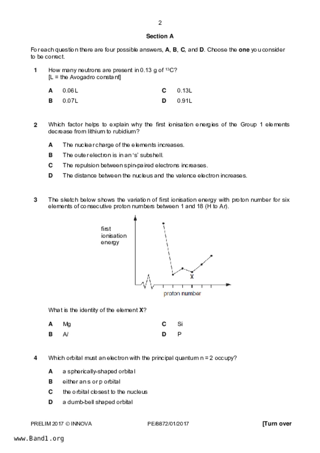 JC2Chemistry試卷