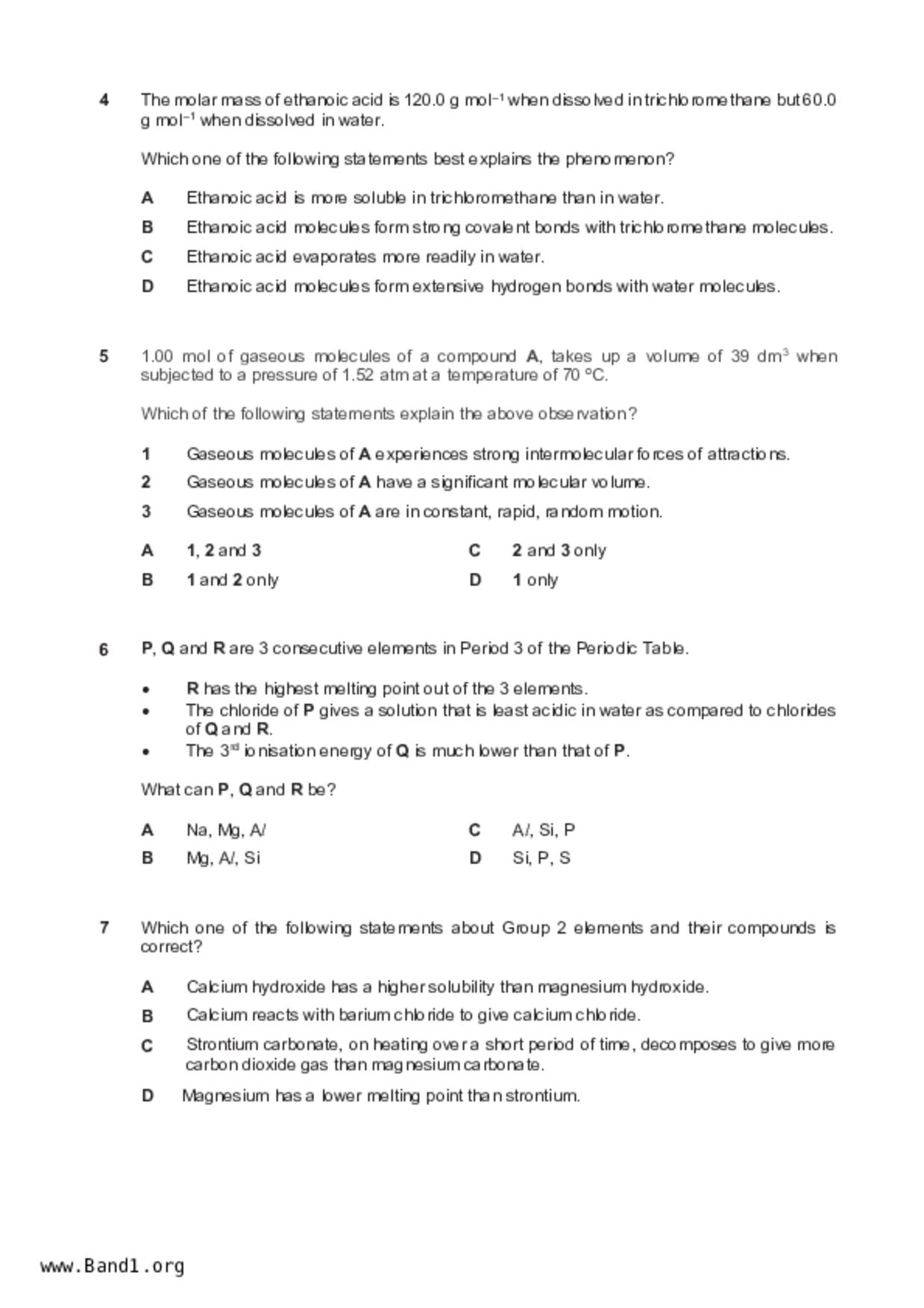 JC2Chemistry試卷