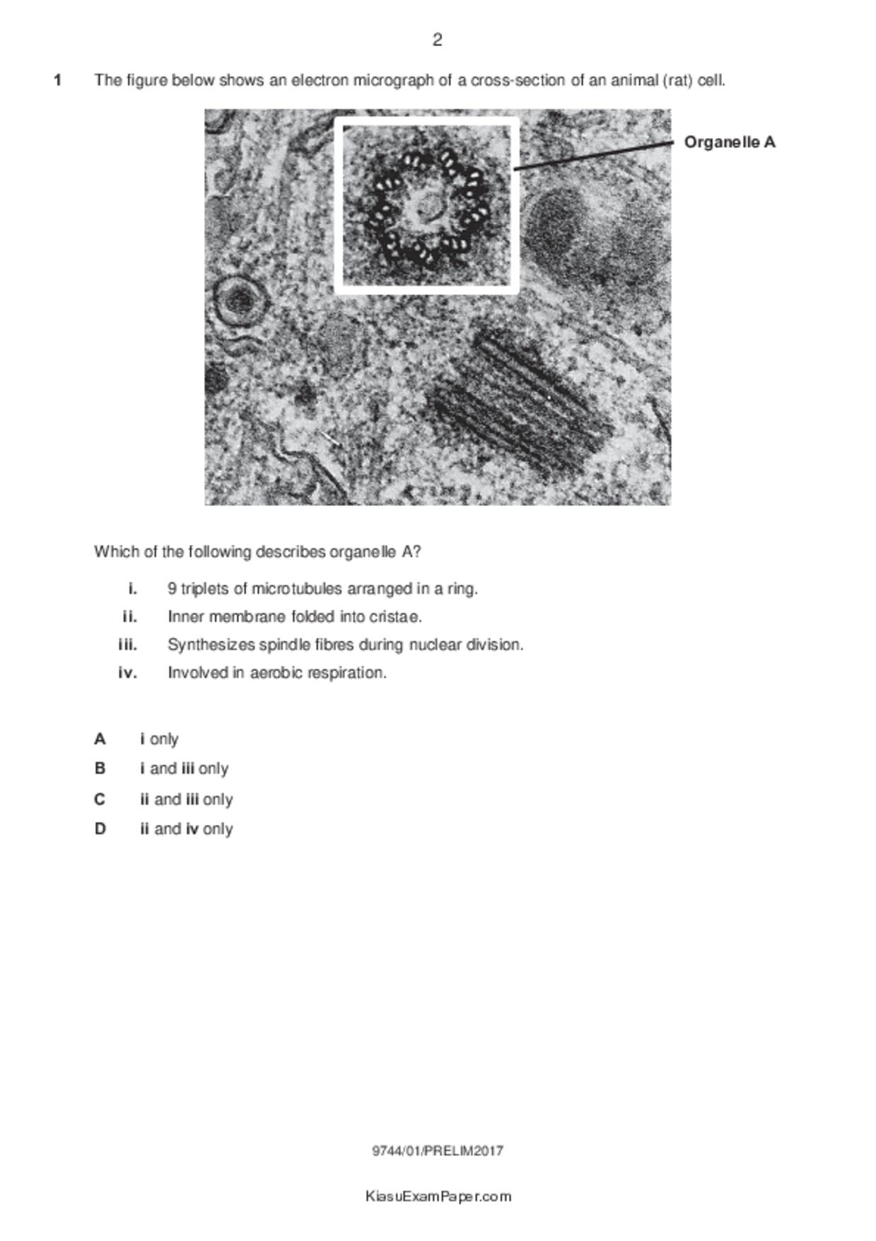 JC2Biology試卷