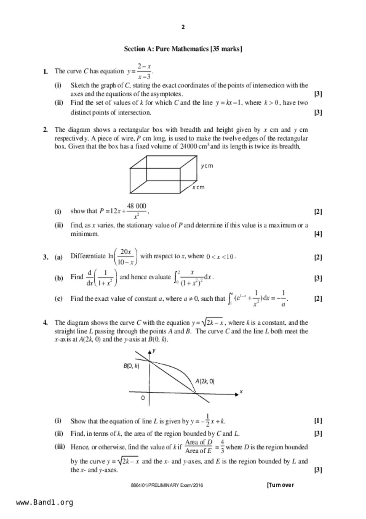 JC2Maths試卷