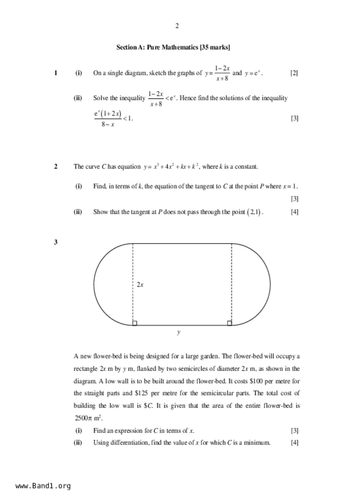 JC2Maths試卷