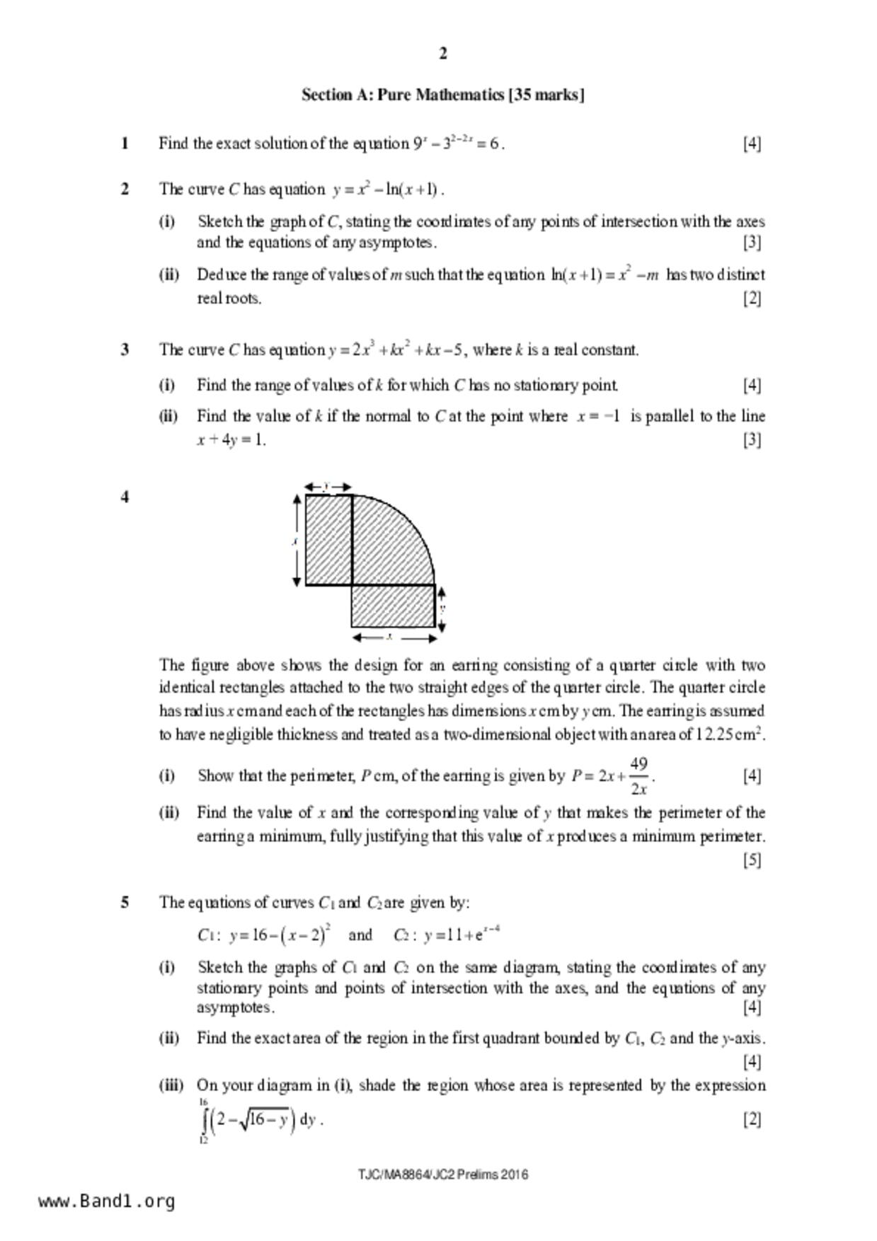 JC2Maths試卷