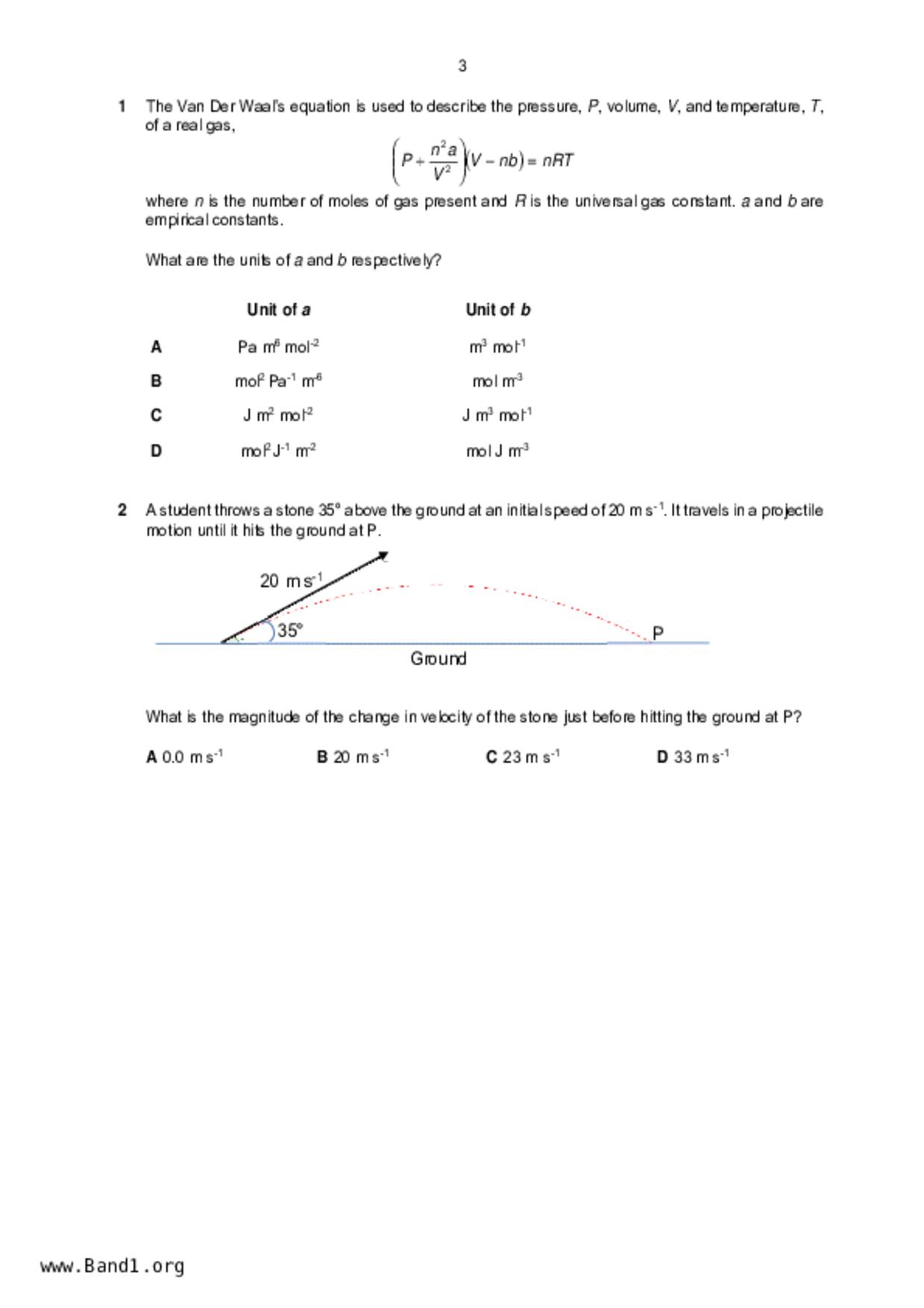 JC2Physics試卷
