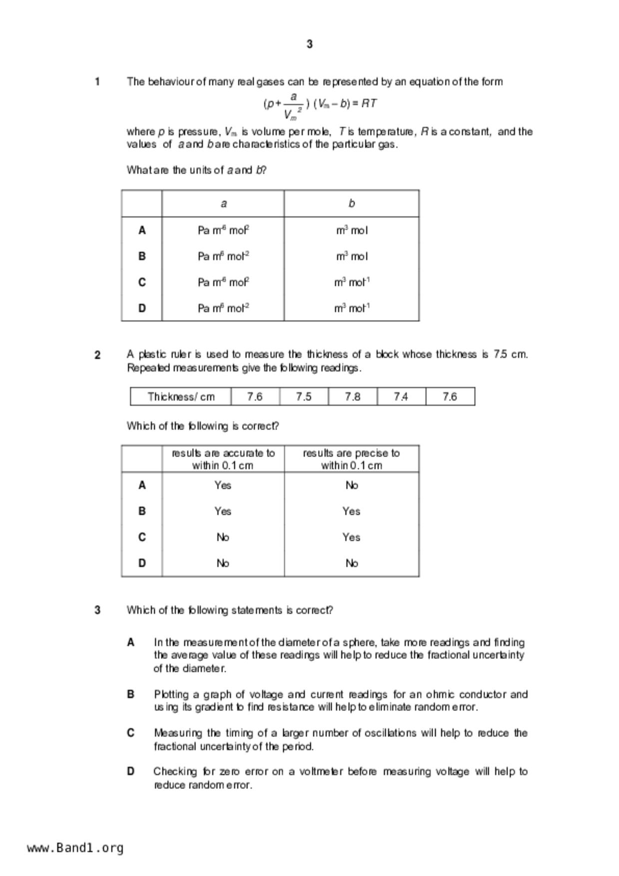 JC2Physics試卷