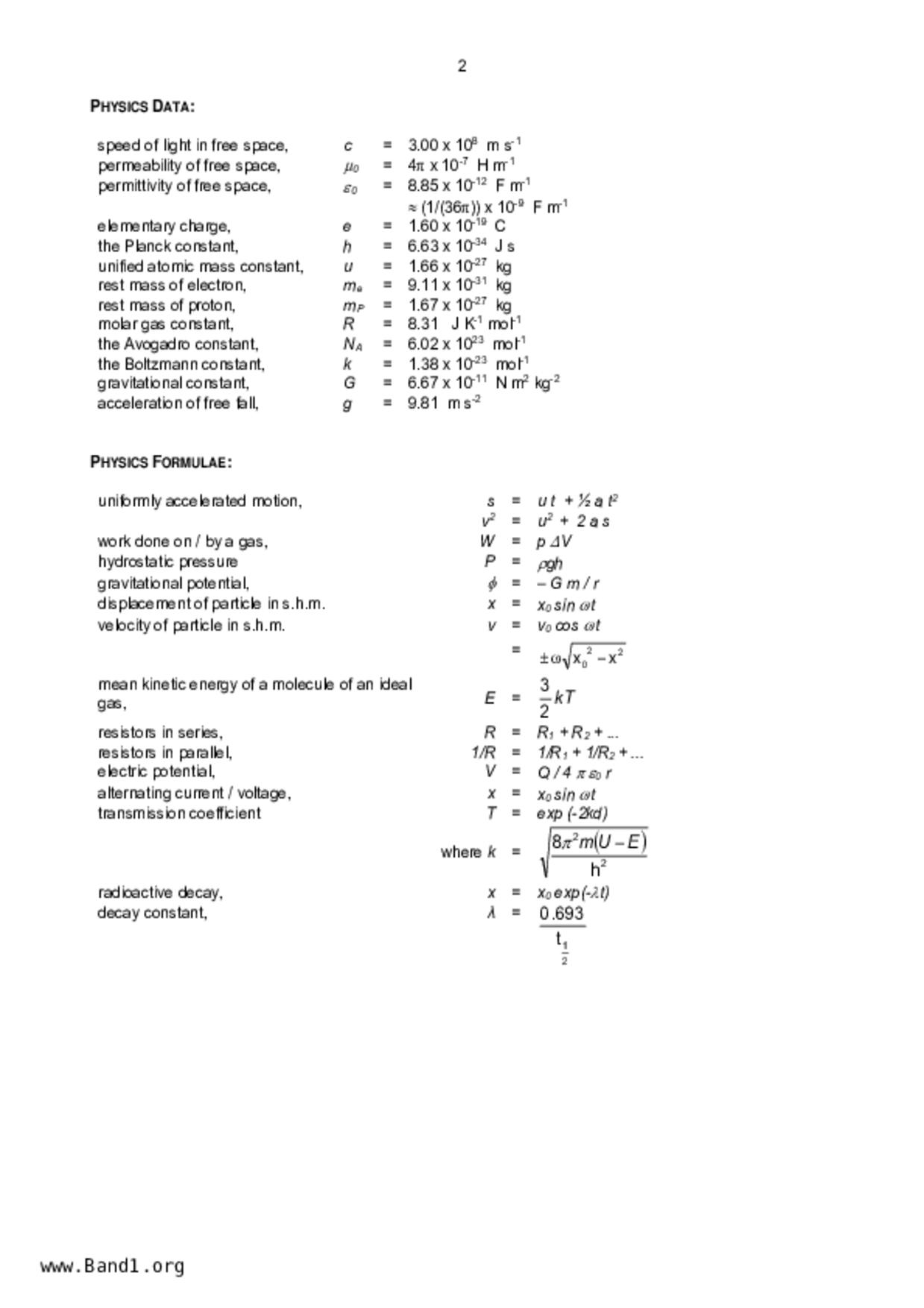 JC2Physics試卷