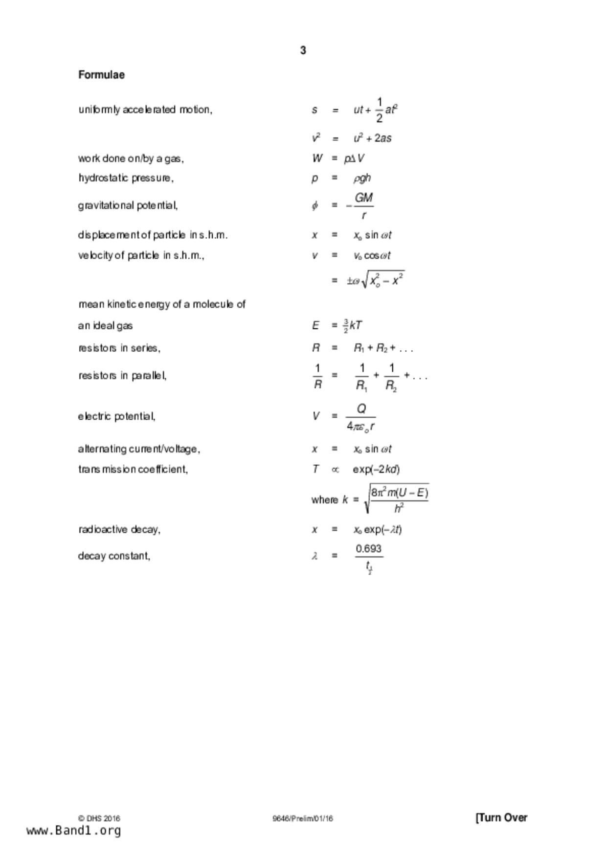 JC2Physics試卷