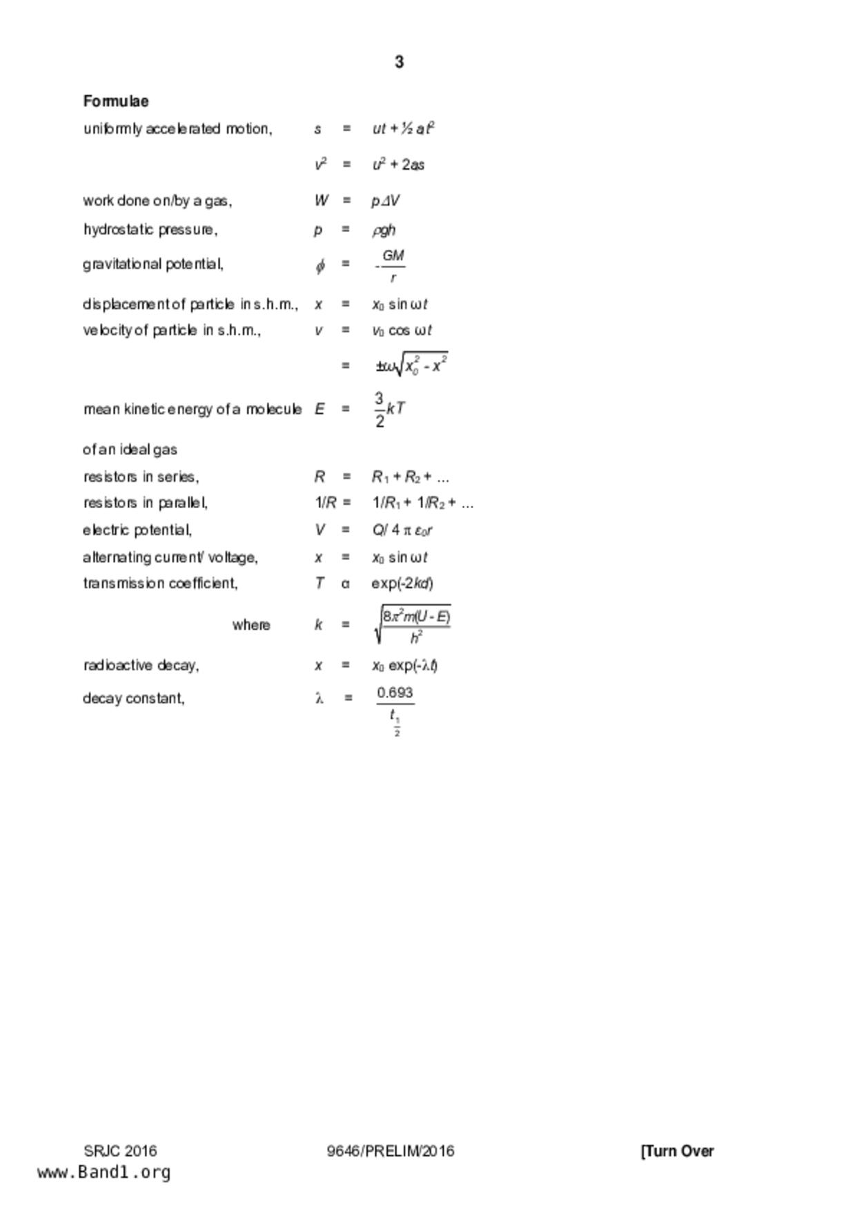 JC2Physics試卷