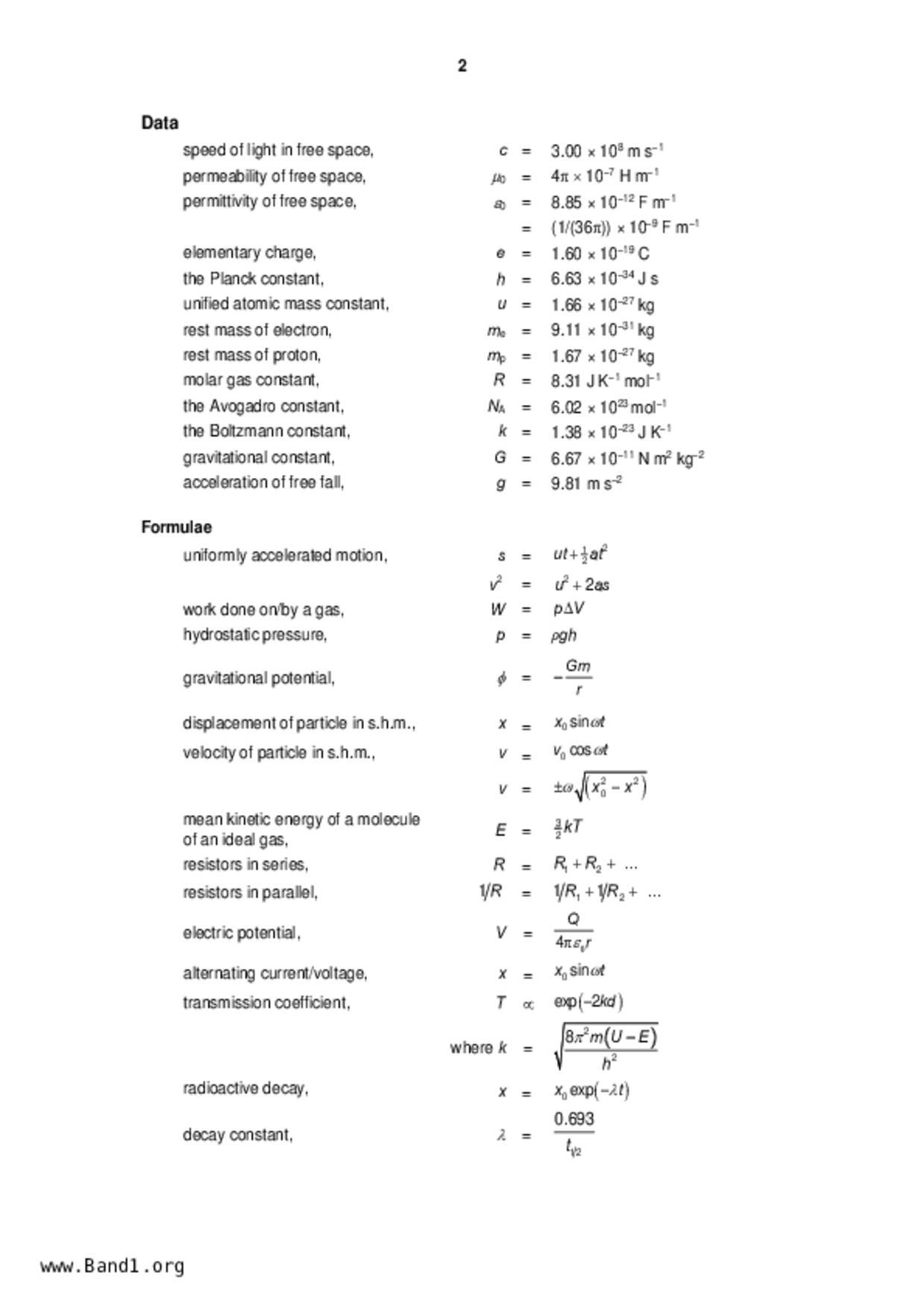 JC2Physics試卷