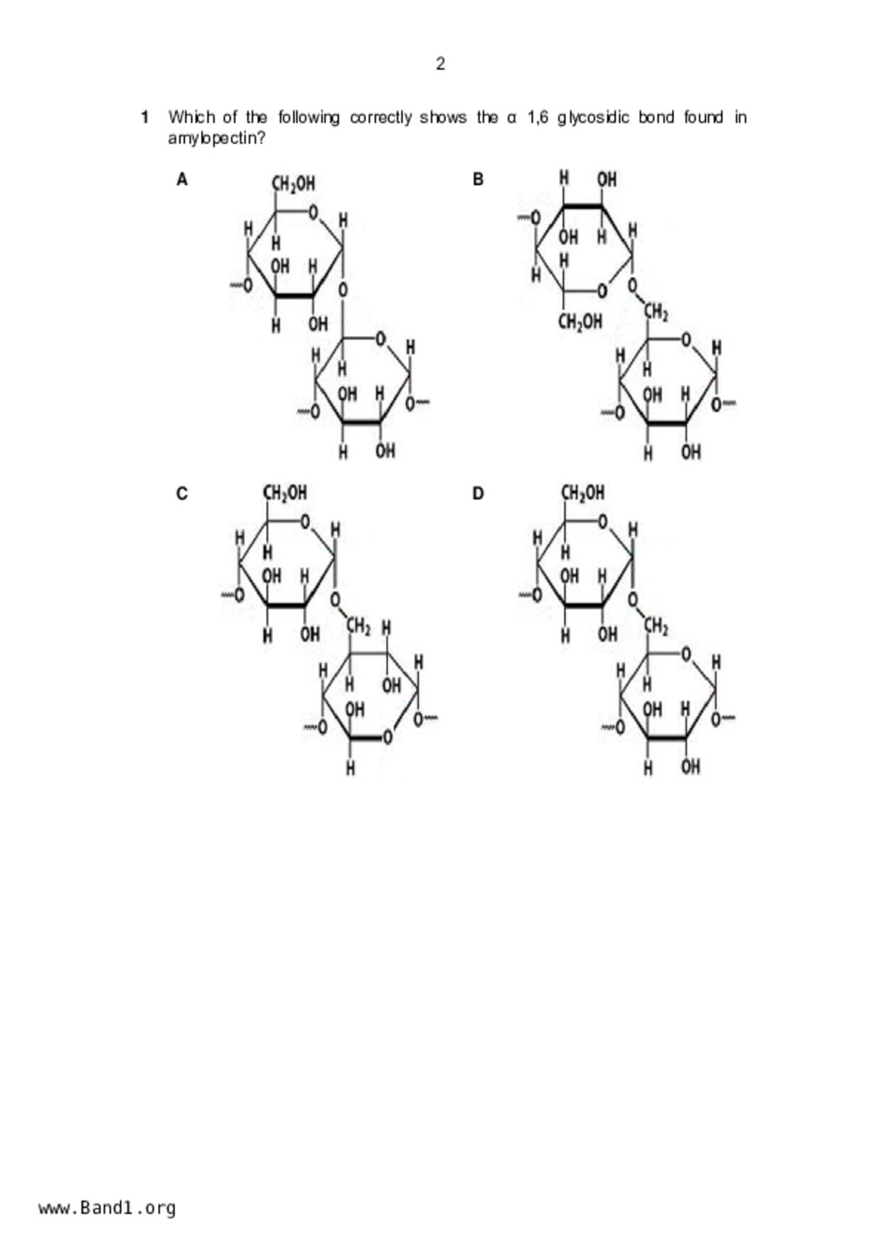 JC2Biology試卷