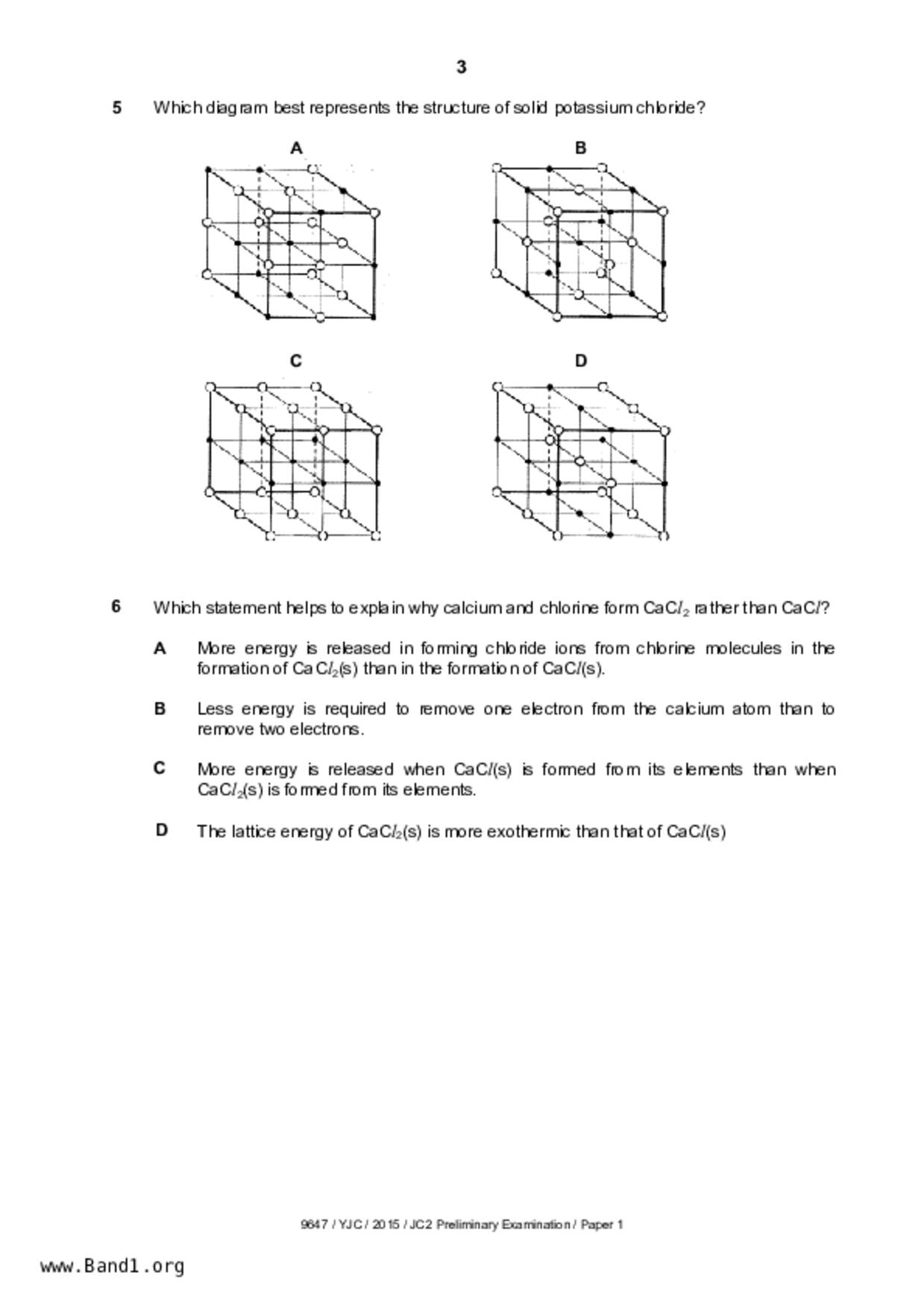 JC2Chemistry試卷