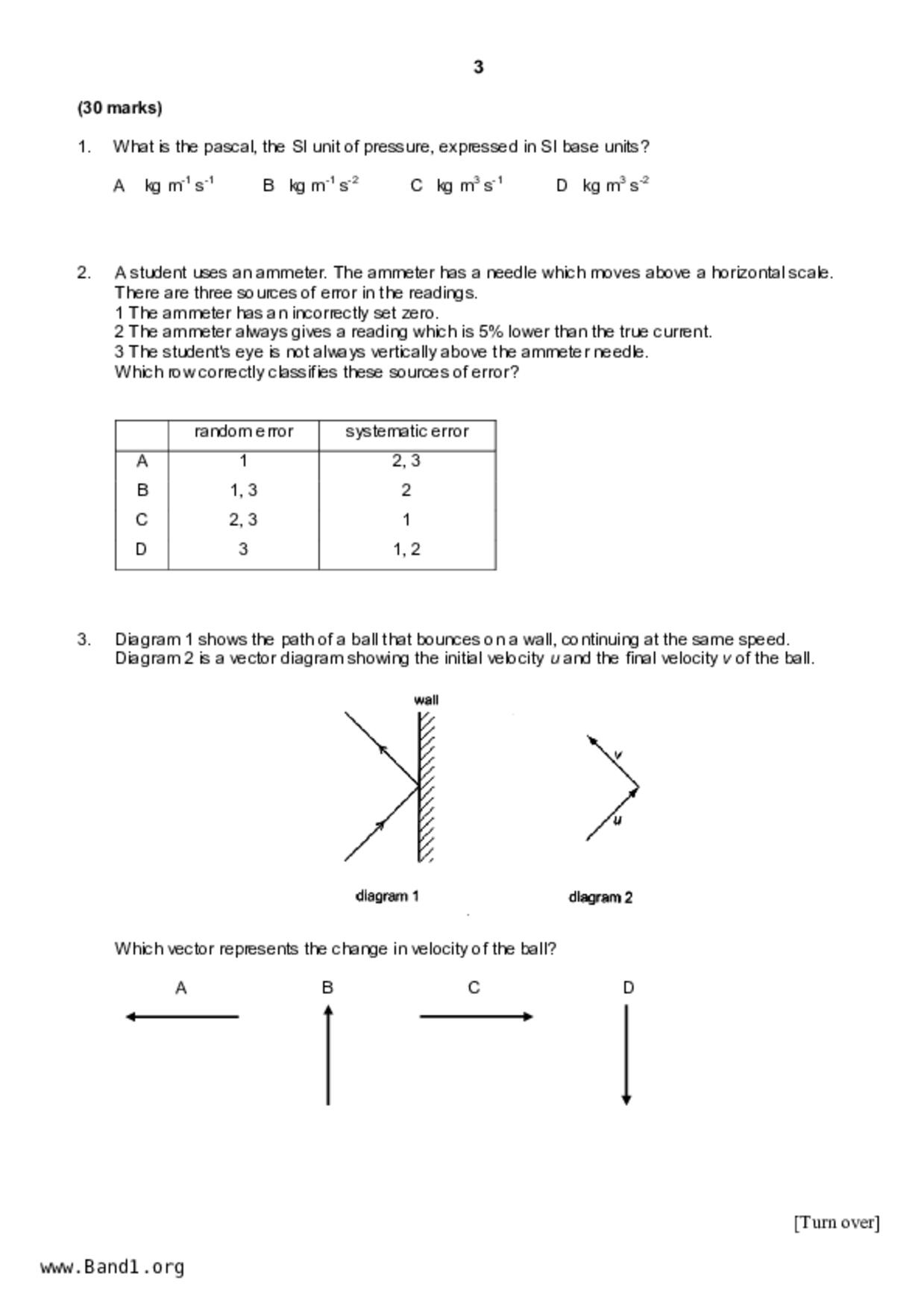 JC2Physics試卷