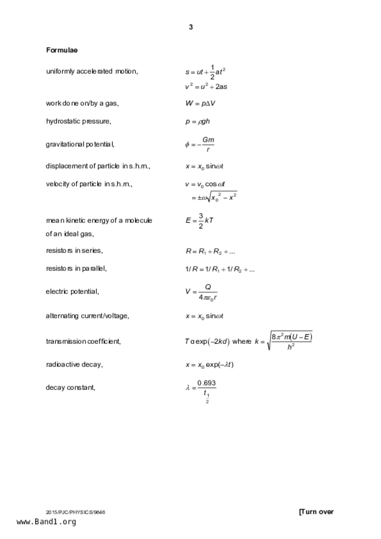 JC2Physics試卷