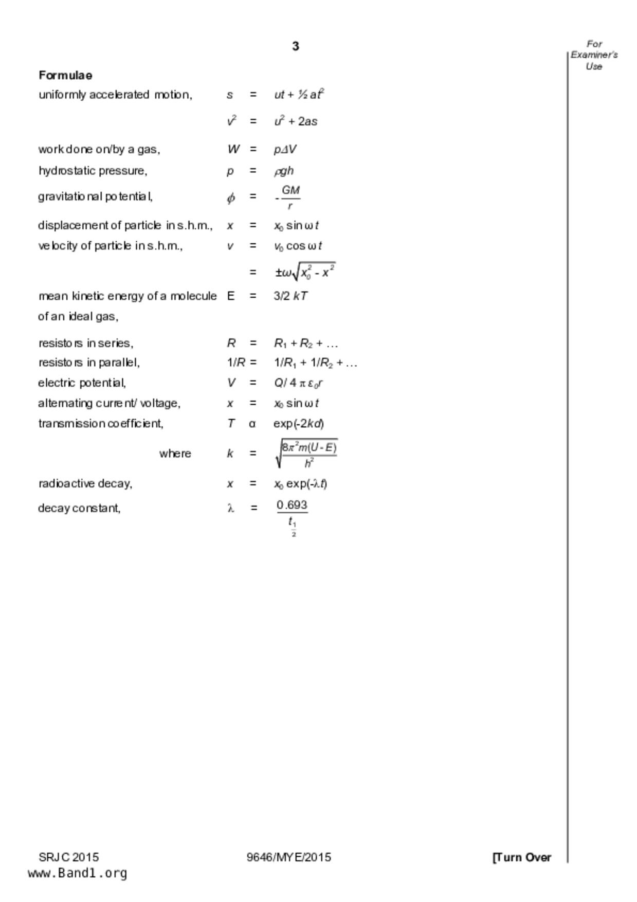 JC2Physics試卷